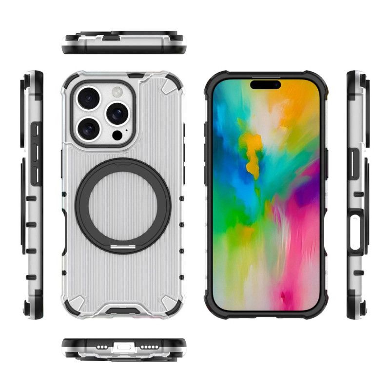 Coque iPhone 16 Pro Max Magnétique Support Rotatif