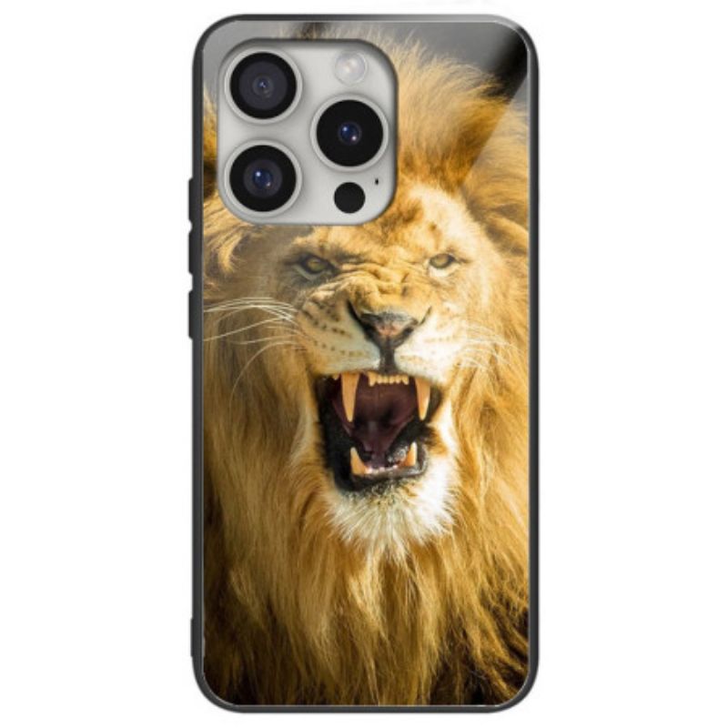 Coque iPhone 16 Pro Max Verre Trempé Lion