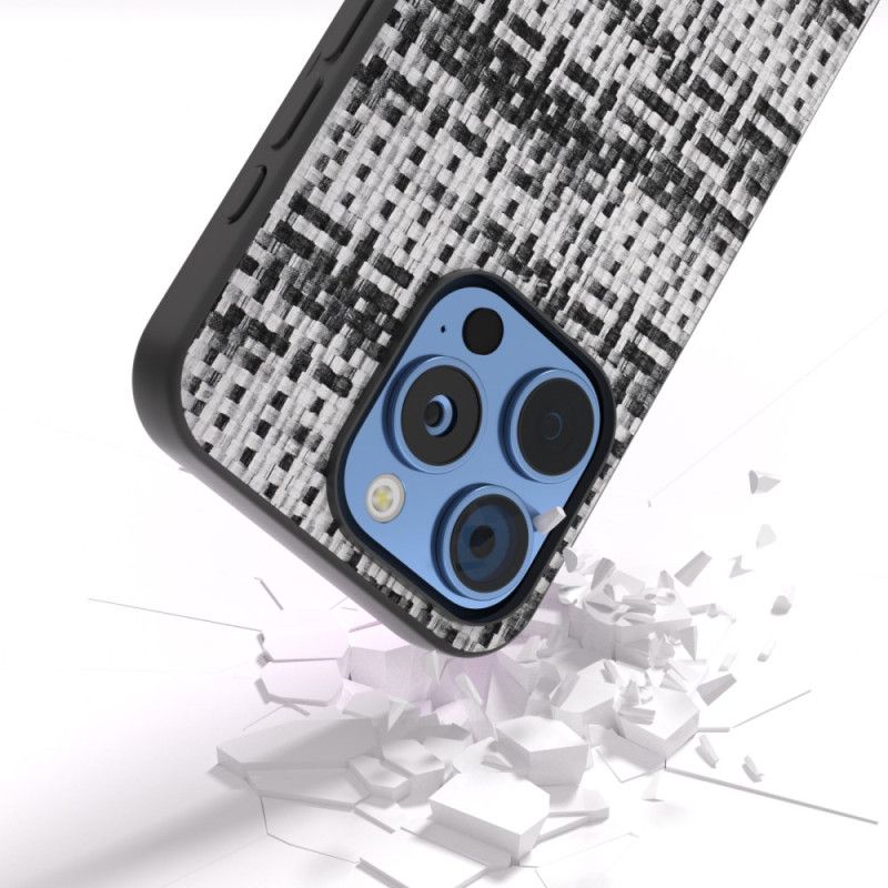 Coque iPhone 16 Pro Texture à Carreaux