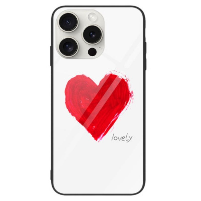 Coque iPhone 16 Pro Verre Trempé Lovely