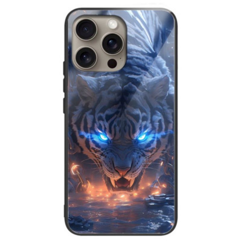 Coque iPhone 16 Pro Verre Trempé Tigre