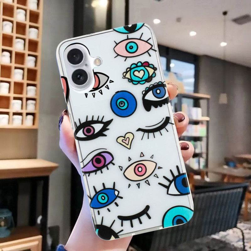 Coque iPhone 16 Yeux