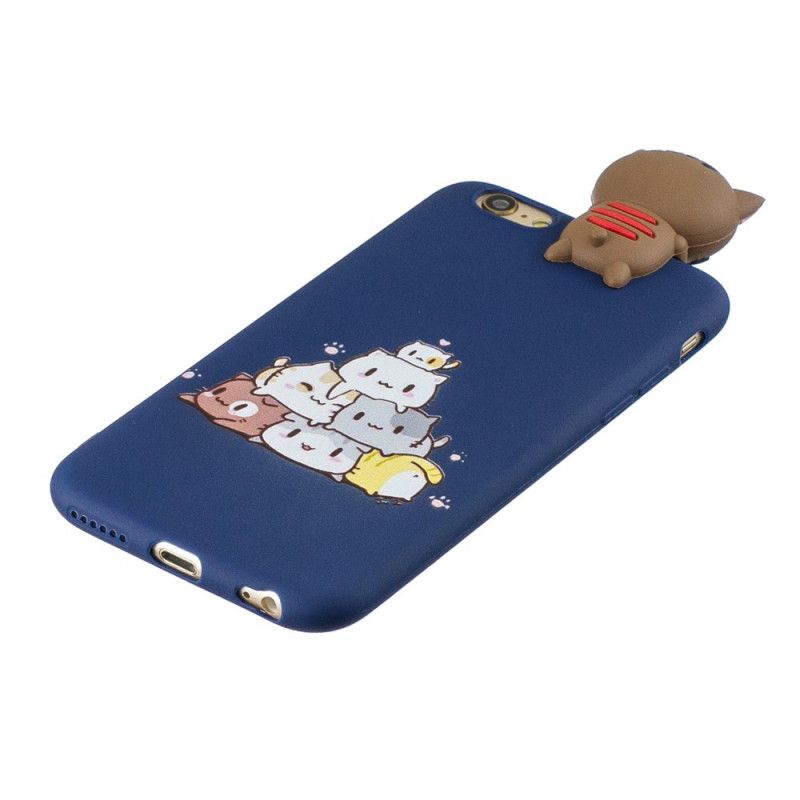 Coque iPhone 6/6s Chats 3d