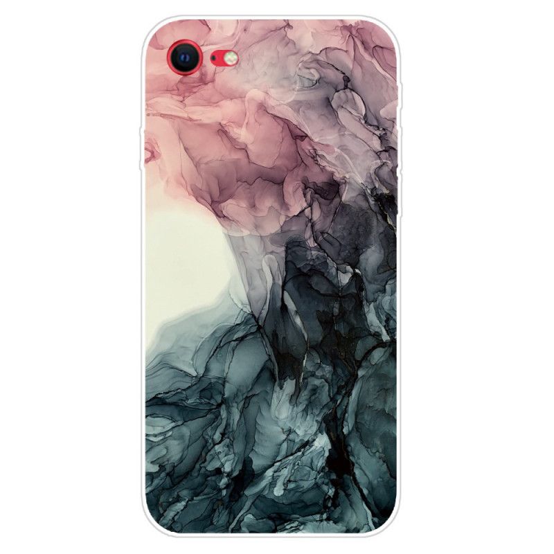 Coque iPhone Se 2 / 8 / 7 Marbre Coloré