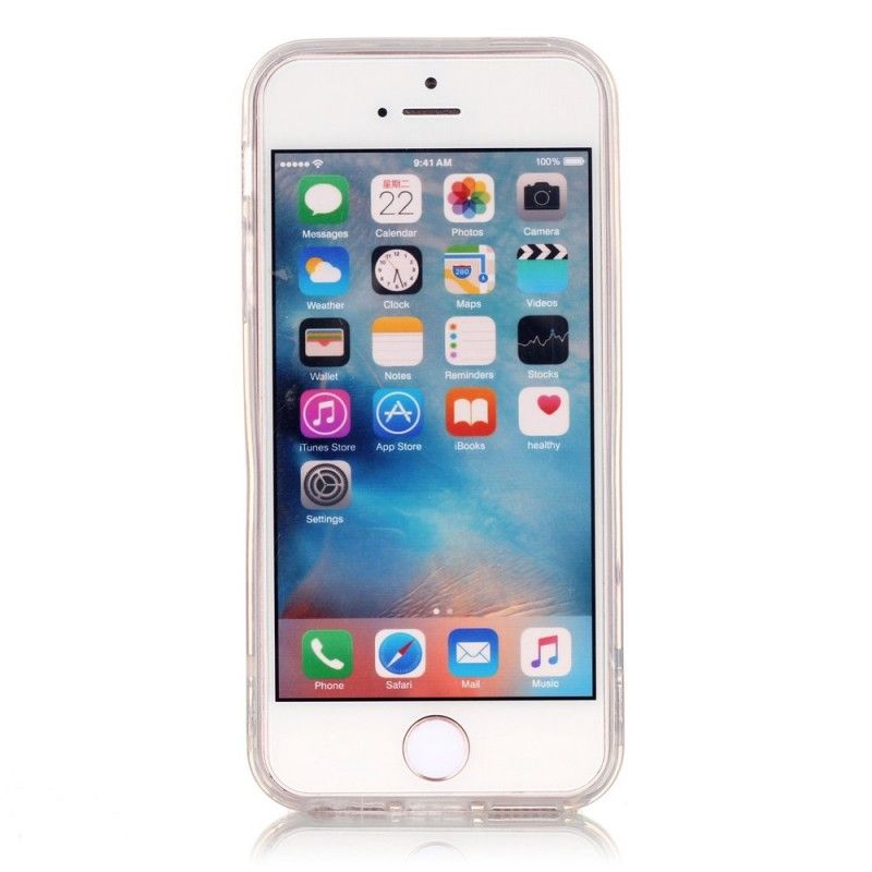 Coque iPhone Se/5/5s Transparente Arbre Fleuri