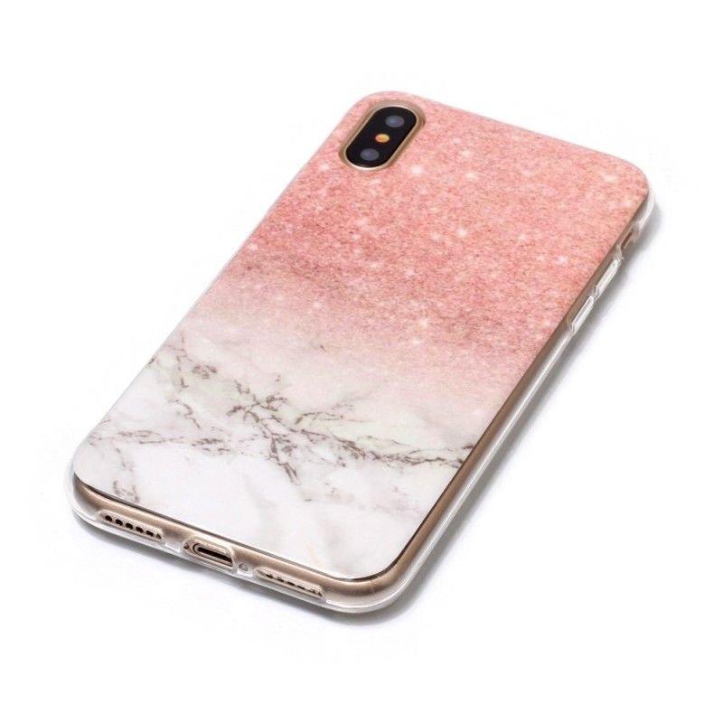 Coque iPhone X Effet Marbré