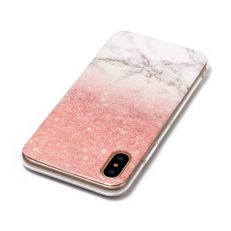 Coque iPhone X Effet Marbré