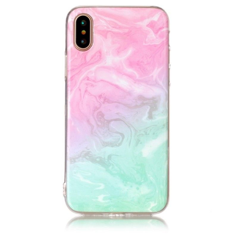 Coque iPhone X Effet Marbré