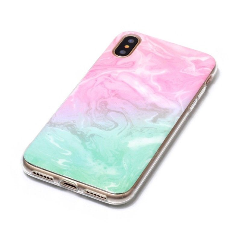 Coque iPhone X Effet Marbré