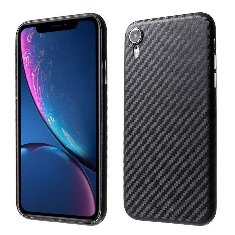 Coque iPhone Xr Fibre Carbone