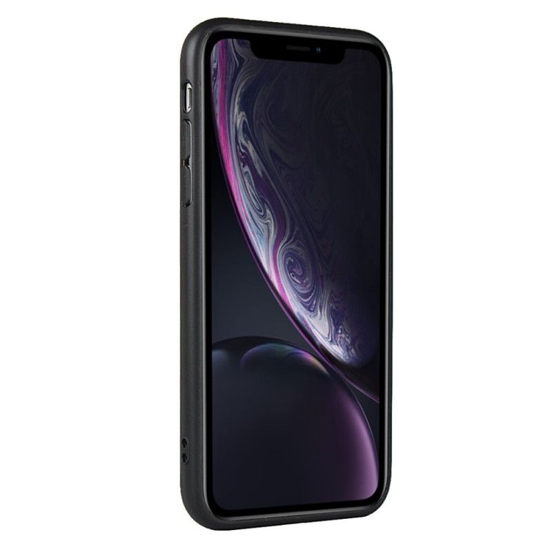 Coque iPhone Xr Monochrome Double Porte-cartes