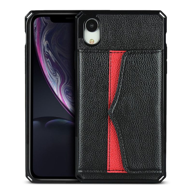 Coque iPhone Xr Multi-fonctionnelle Avec Miroir Et Lanière