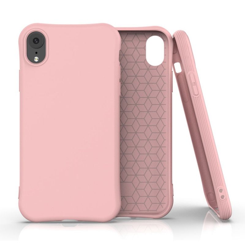 Coque iPhone Xr Silicone Flexible Mat Enkay