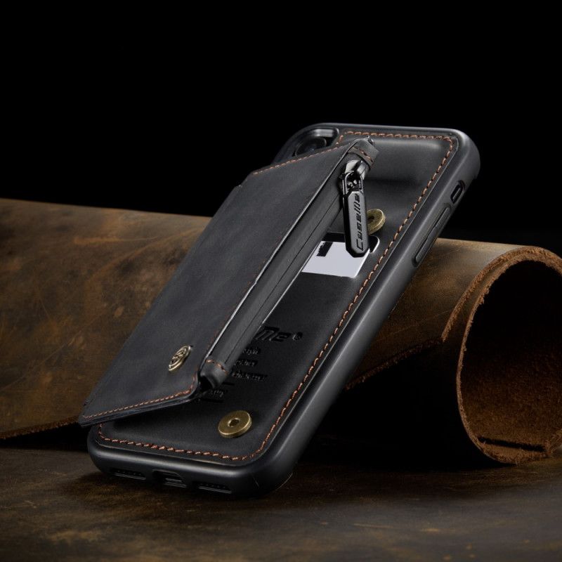 Coque iPhone Xr Style Portefeuille Caseme