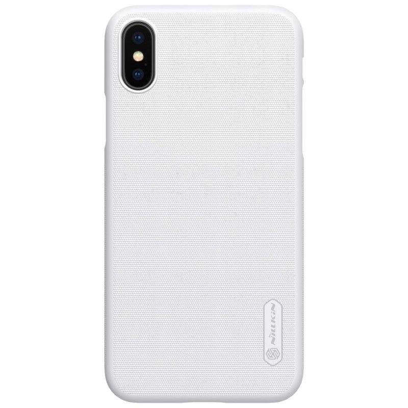 Coque iPhone Xs Rigide Givré Nillkin