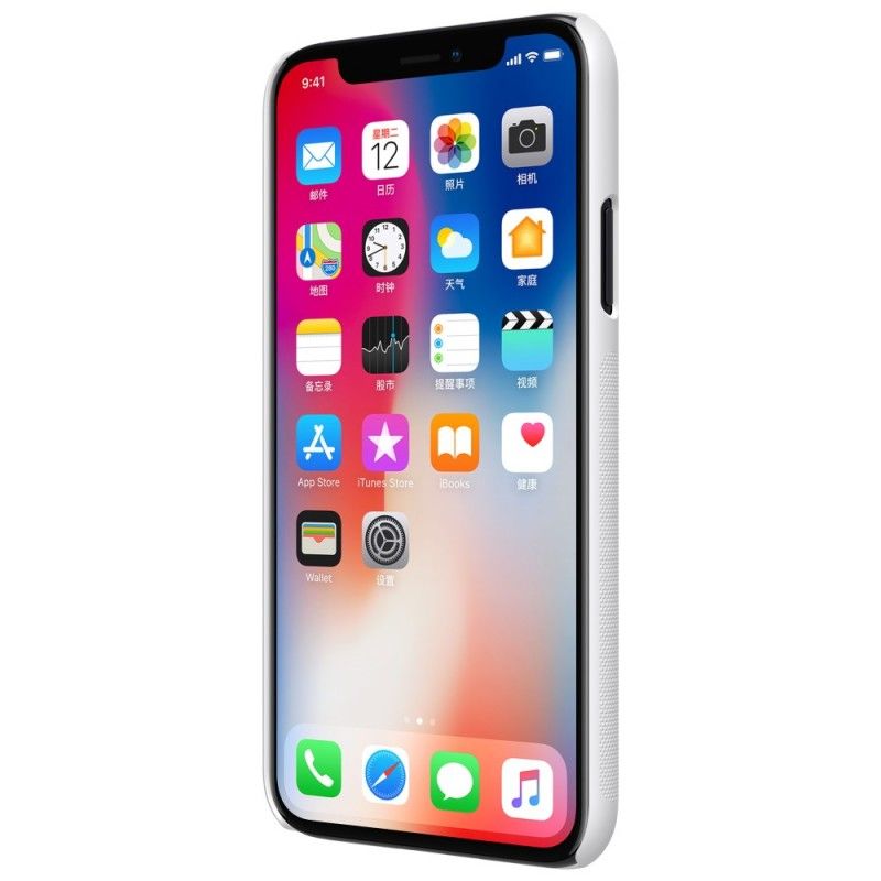 Coque iPhone Xs Rigide Givré Nillkin