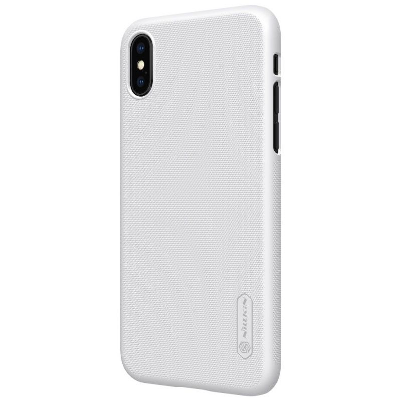 Coque iPhone Xs Rigide Givré Nillkin