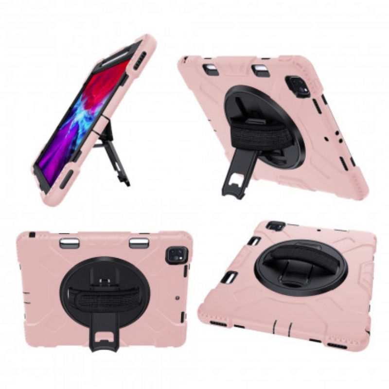 Coque Pour iPad Pro 12.9" (2021) (2020) (2018) Support Sangle