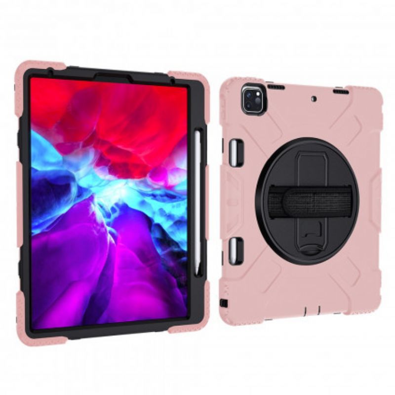 Coque Pour iPad Pro 12.9" (2021) (2020) (2018) Support Sangle