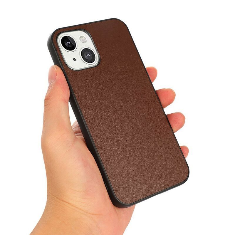 Coque Pour iPhone 13 Mini Véritable Cuir