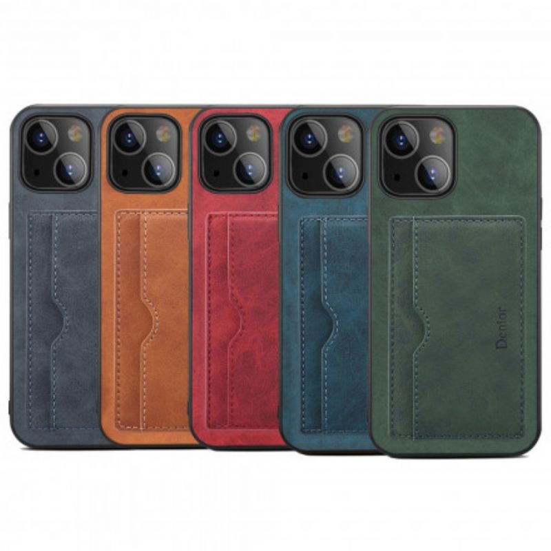 Coque Pour iPhone 13 Porte-cartes Denior