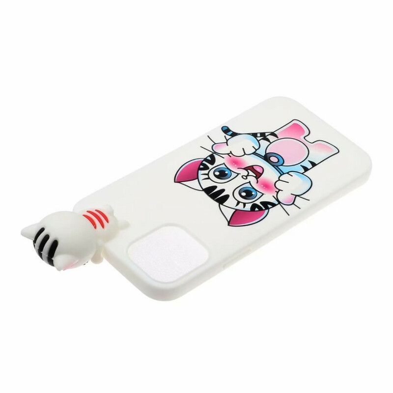 Coque Pour iPhone 13 Pro Chat Fun 3d