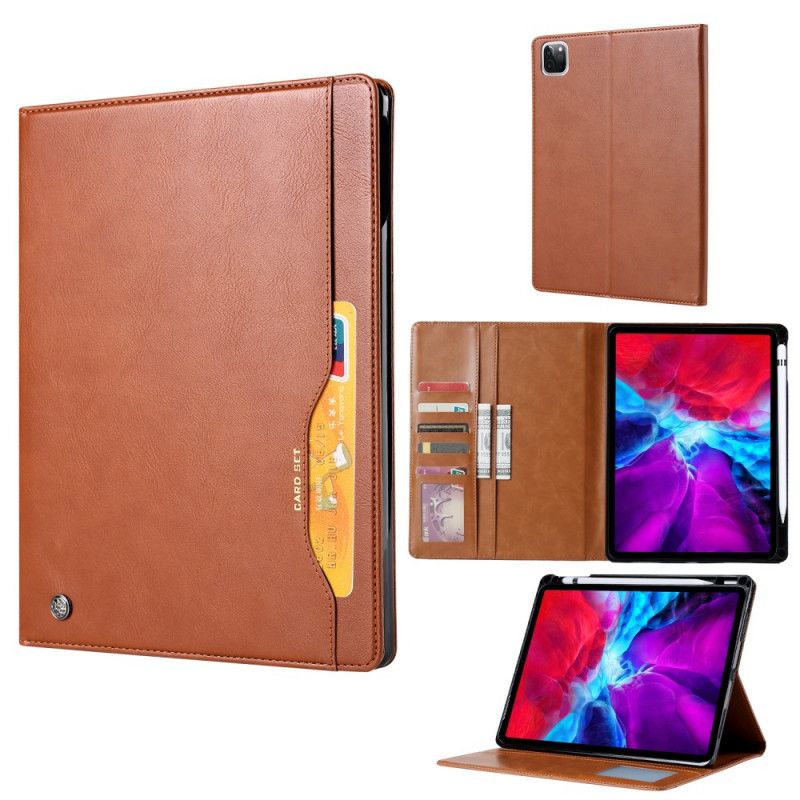 Étui iPad Pro 11" (2020) / Pro 11" (2018) Cuir Absorbé Porte-crayon