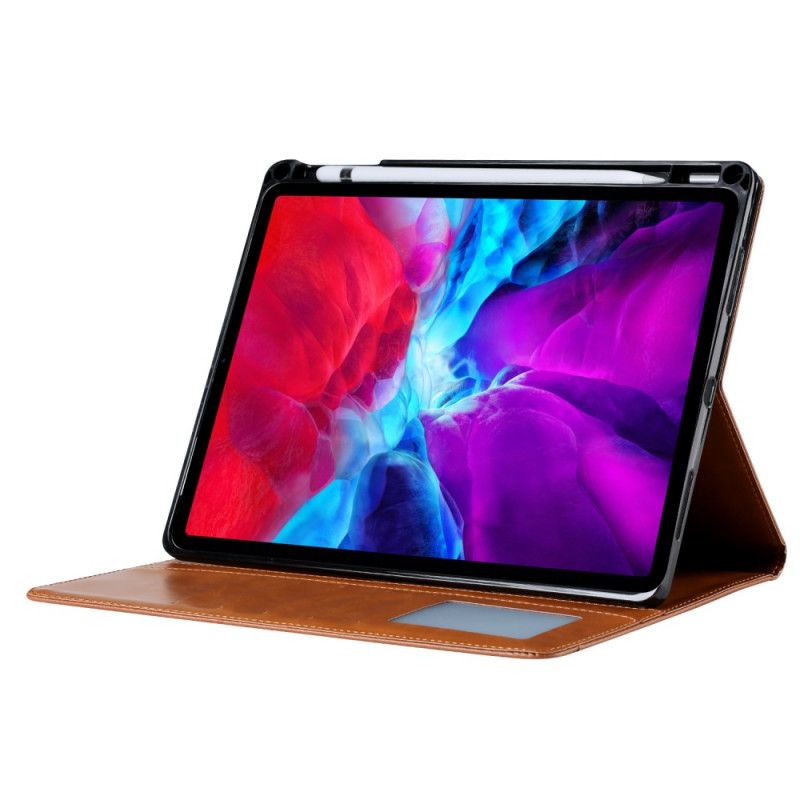 Étui iPad Pro 11" (2020) / Pro 11" (2018) Cuir Absorbé Porte-crayon