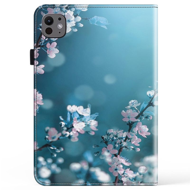 Étui iPad Pro 13 (2024) Fleurs de Pêche