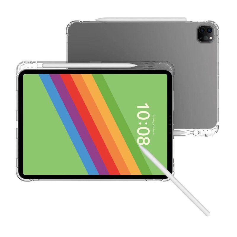 Étui iPad Pro 13 (2024) Transparent Porte-Stylet