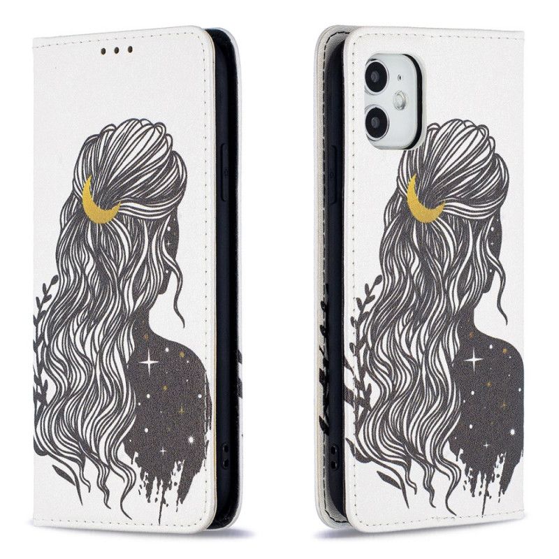 Flip Cover iPhone 11 Jolie Chevelure