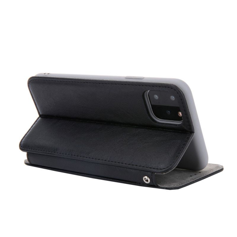 Flip Cover iPhone 11 Pro Max Style Cuir Finesse