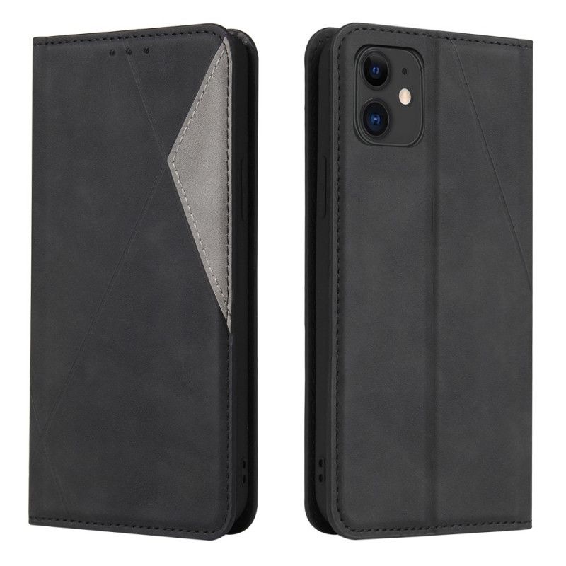 Flip Cover iPhone 11 Style Vintage Triangle