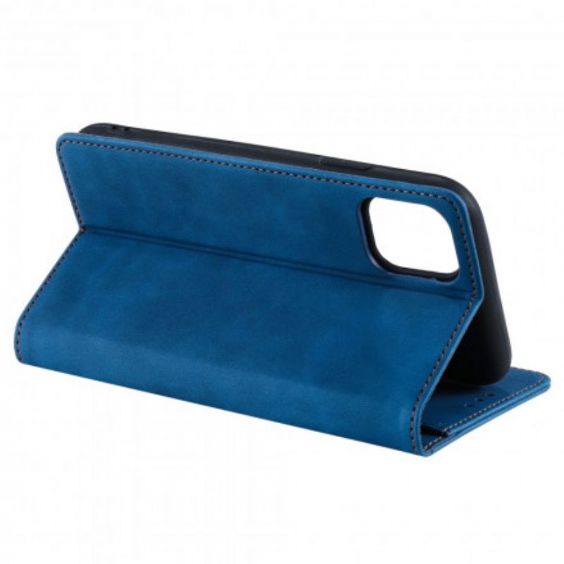 Flip Cover iPhone 13 Style Cuir Tricolore