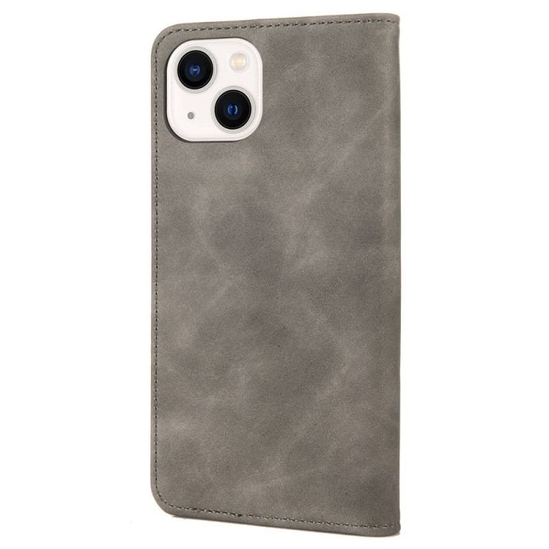 Flip Cover iPhone 14 Bicolore avec Rivet