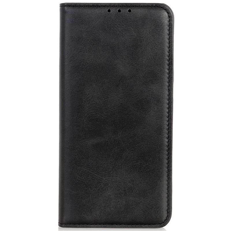 Flip Cover iPhone 14 Plus Cuir Fendu Mat