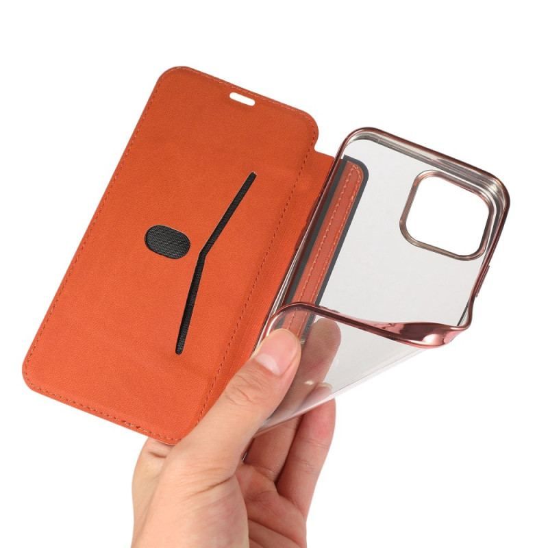 Flip Cover iPhone 14 Simili Cuir Porte-Carte