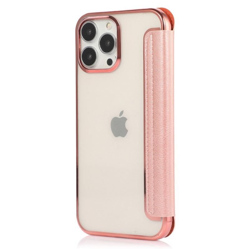 Flip Cover iPhone 14 Simili Cuir Porte-Carte