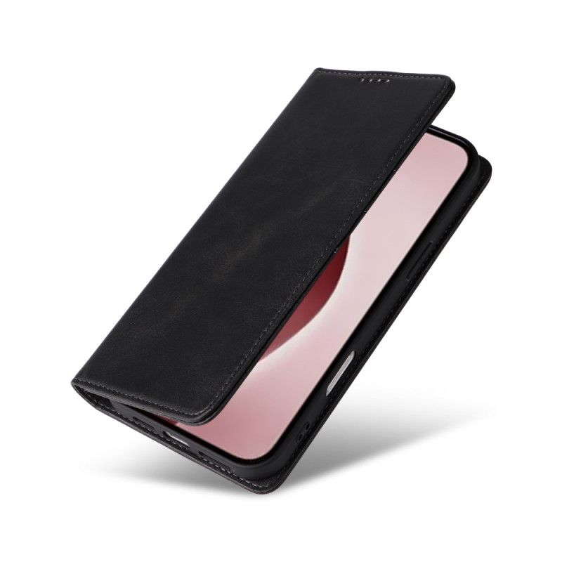 Flip Cover iPhone 16 Pro Effet Cuir Blocage RFID