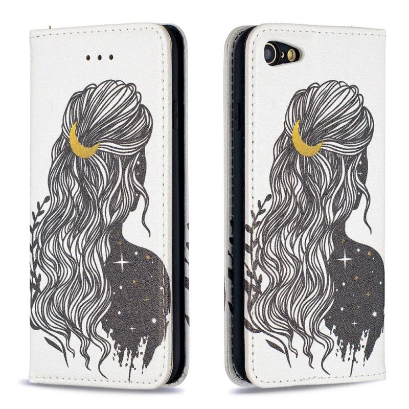 Flip Cover iPhone Se 2 / 8 / 7 Jolie Chevelure