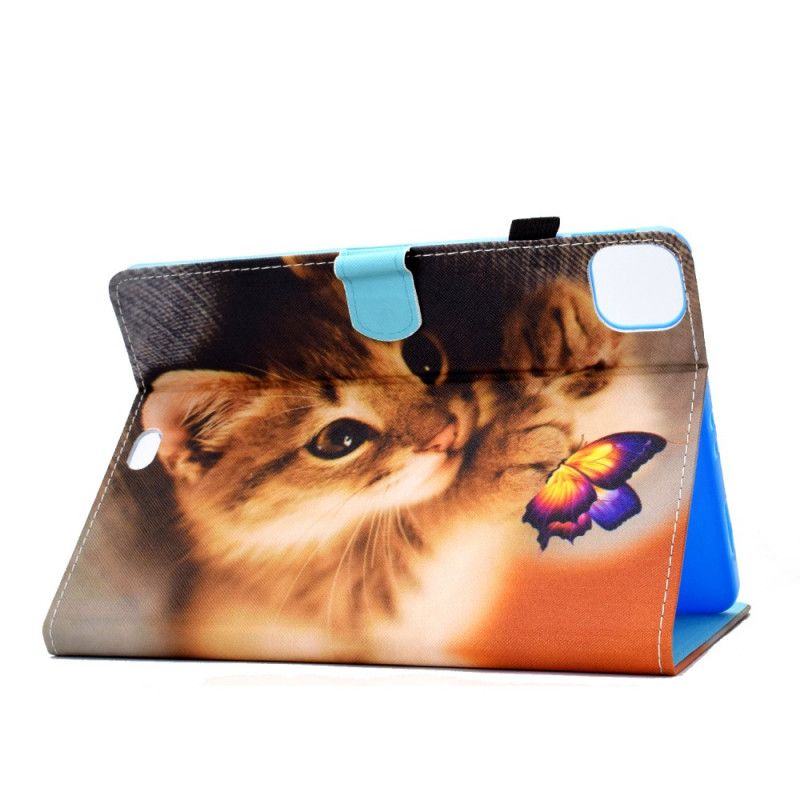 Housse iPad Air 10.9" (2020) Mon Chaton Et Papillon