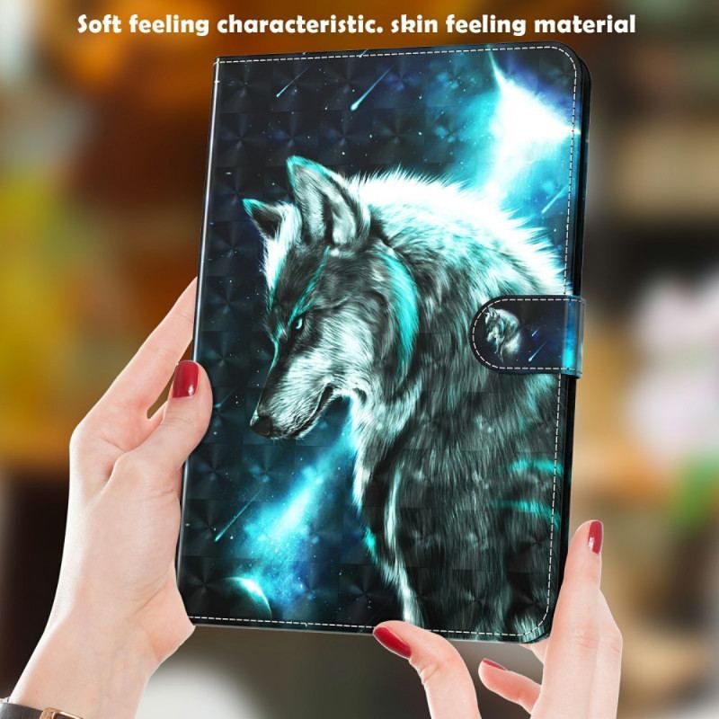 Housse iPad Mini 6 (2021) Light Spot Loup Sauvage