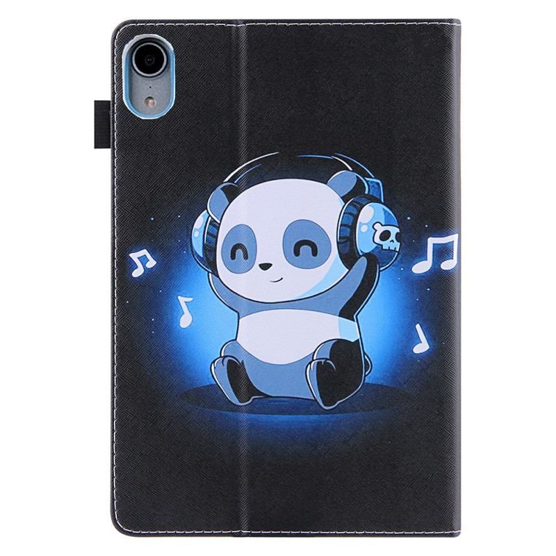 Housse iPad Mini 6 (2021) Panda aux Écouteurs