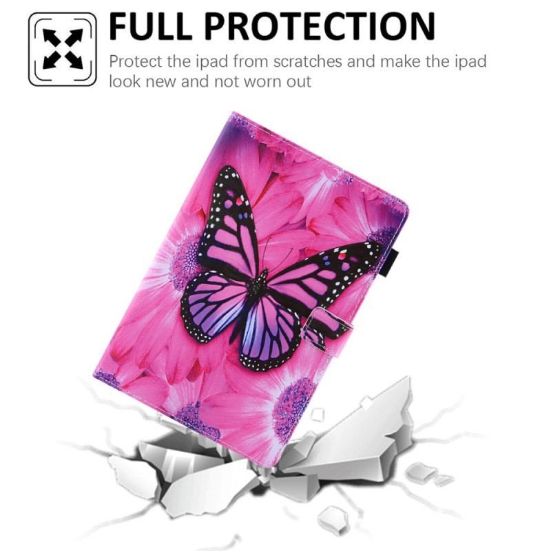 Housse iPad Mini 6 (2021) Papillon Floral