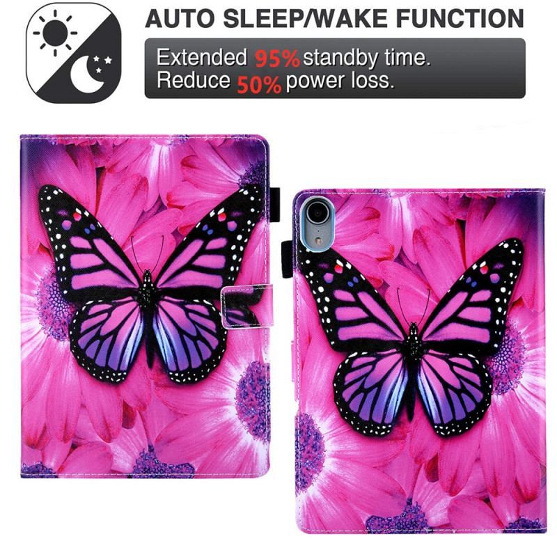 Housse iPad Mini 6 (2021) Papillon Floral