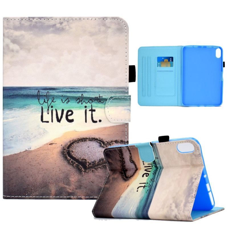 Housse iPad Mini 6 (2021) Plage Live It