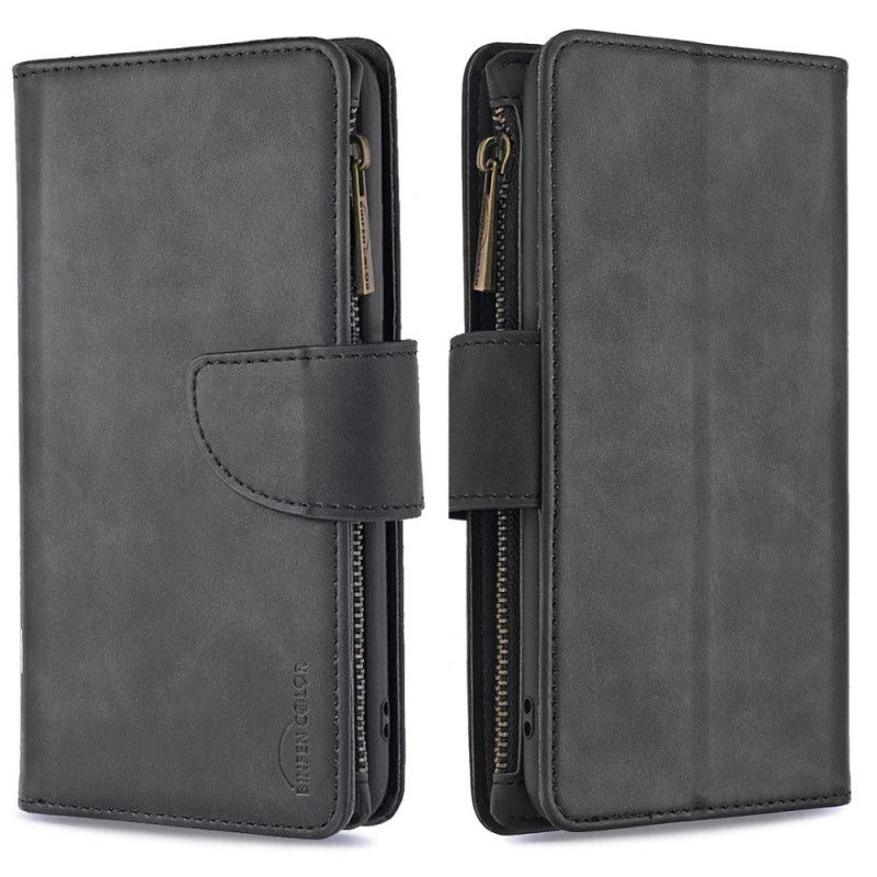 Housse iPhone 11 Multi-fonctionnelle Avec Pochette Fermeture Éclair