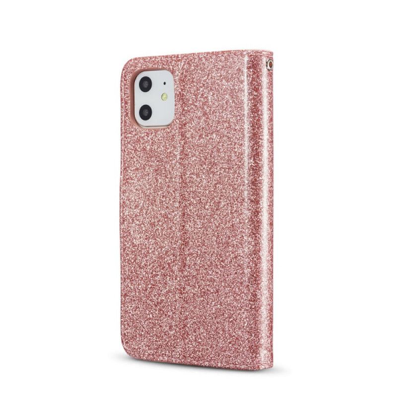 Housse iPhone 11 Paillettes Coeur