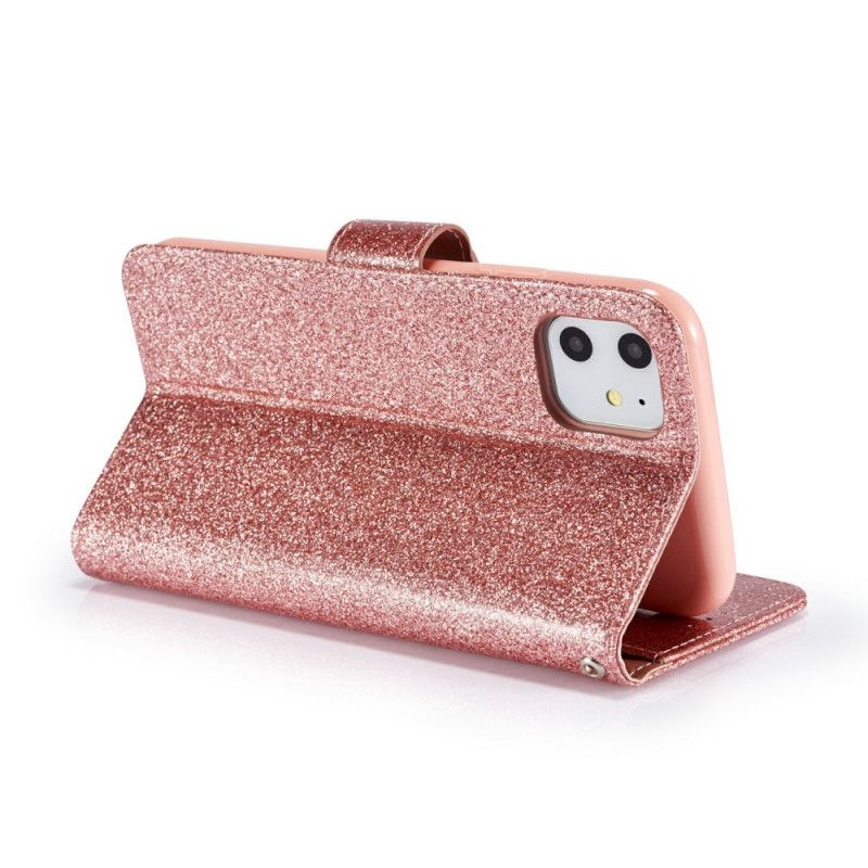 Housse iPhone 11 Paillettes Coeur