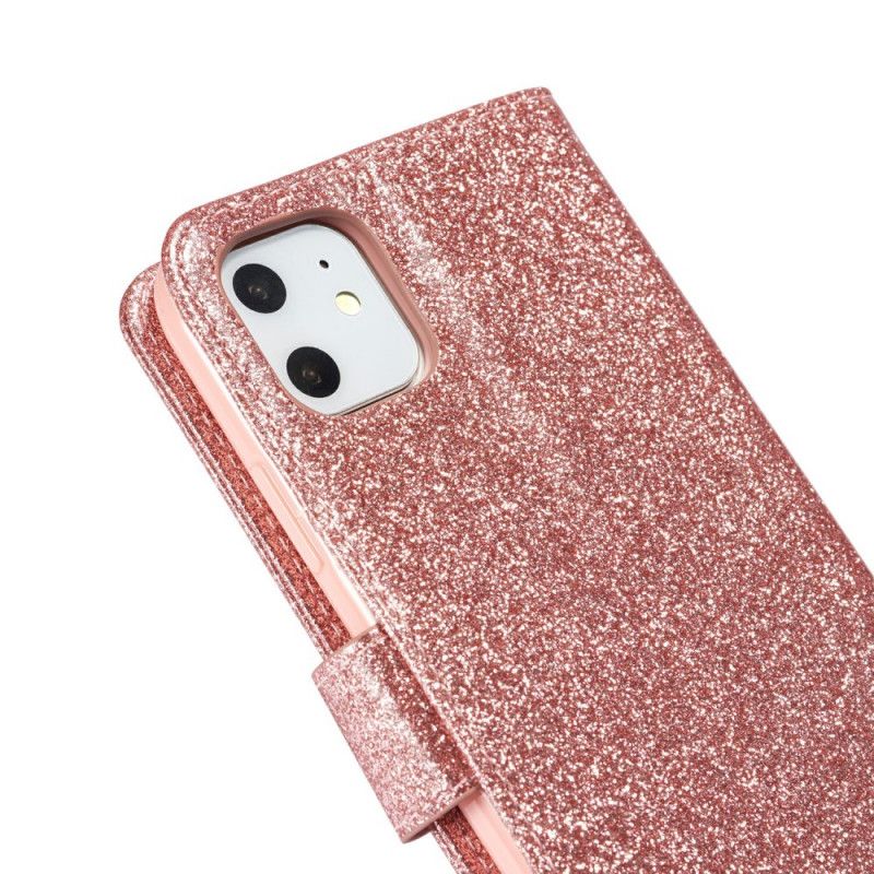 Housse iPhone 11 Paillettes Coeur